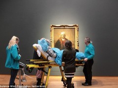 一名来自海姆斯凯尔克的77岁的患者，她想去荷兰国立博物馆看一次伦勃朗的自画像。